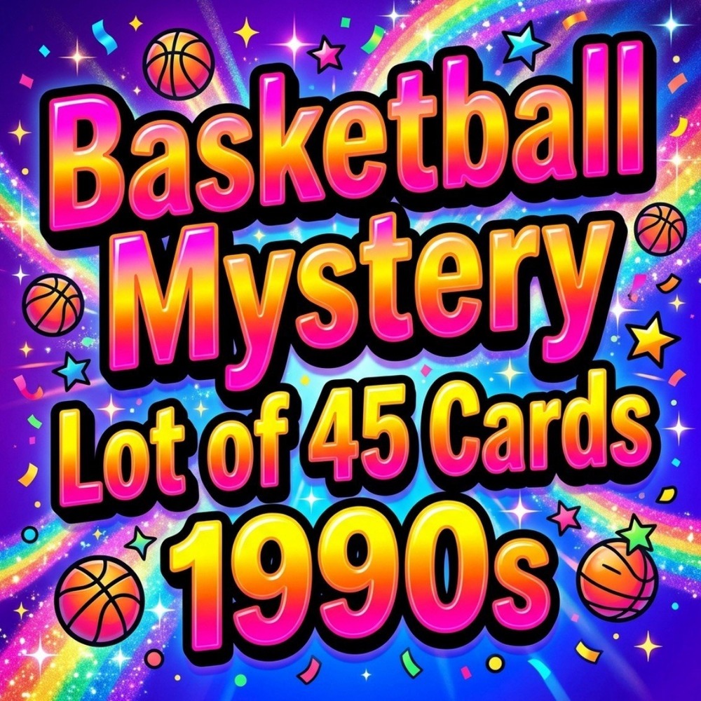 Vintage 1990s Basketball 45 Card Lot